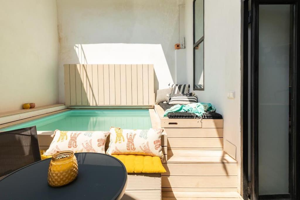 Cozy Loft Patio+Pool +Wifi Daire Valensiya Dış mekan fotoğraf