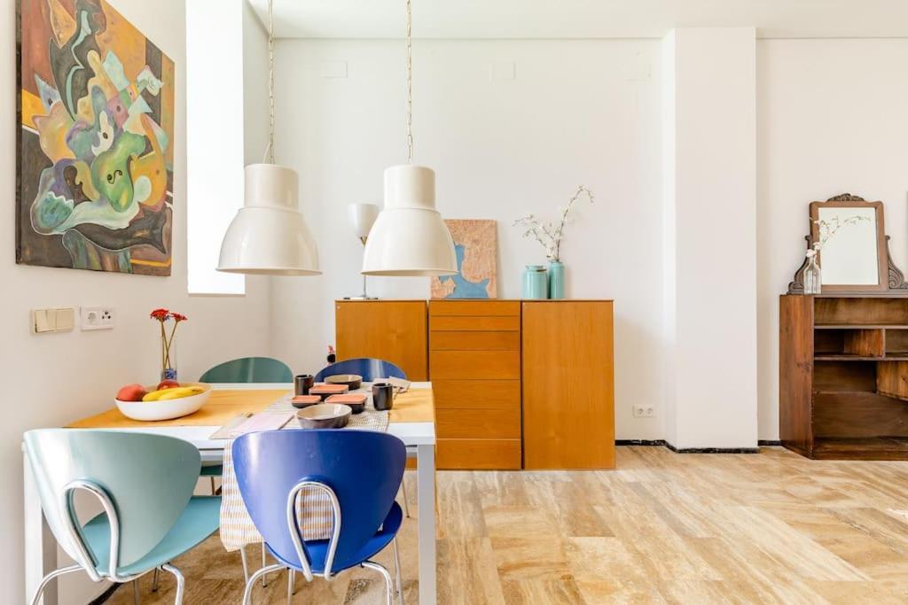 Cozy Loft Patio+Pool +Wifi Daire Valensiya Dış mekan fotoğraf