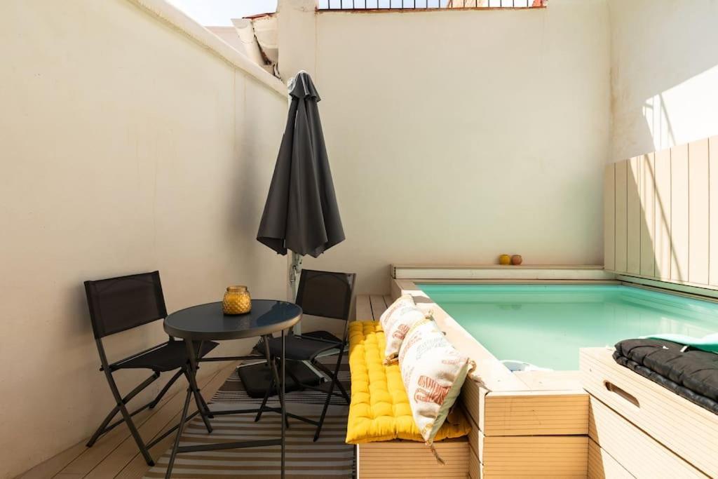 Cozy Loft Patio+Pool +Wifi Daire Valensiya Dış mekan fotoğraf